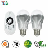 2PCS LED Bulb+1PCS 2.4G Wireless Remote Control/Set 6W Dimmable And Colour Temperature Adjustable LED Bulb Lamp